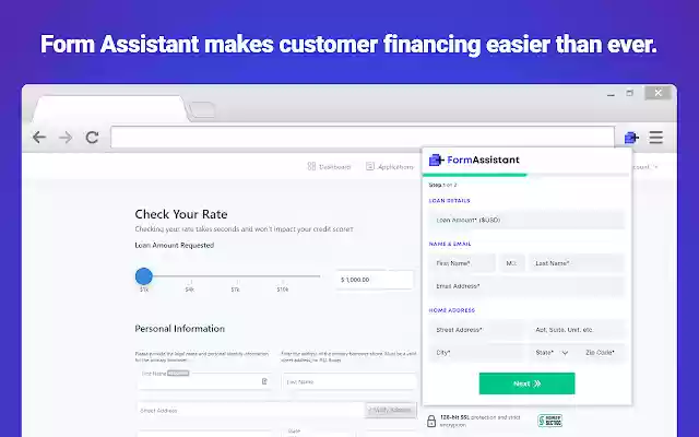 Form Assistant Universal Loan Application from Chrome web store to be run with OffiDocs Chromium online Form Assistant Universal Loan Application from Chrome web store to be run with OffiDocs Chromium online