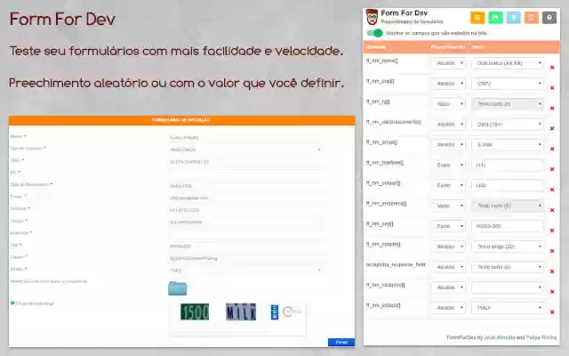 Form For Dev from Chrome web store to be run with OffiDocs Chromium online Form For Dev from Chrome web store to be run with OffiDocs Chromium online