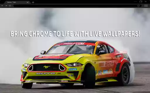 Formula DRIFT :Mustang BMW The Dance of Adrenaline and Smoke Live Tab  from Chrome web store to be run with OffiDocs Chromium online