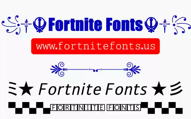 Fortnite Fonts  from Chrome web store to be run with OffiDocs Chromium online