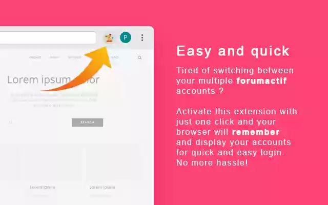 Forumactif account switch  from Chrome web store to be run with OffiDocs Chromium online