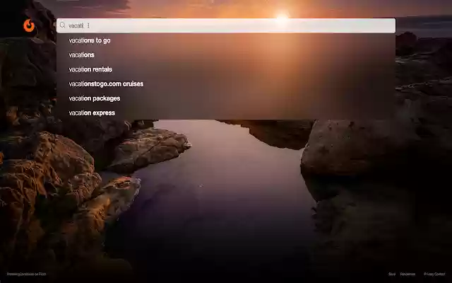 Foxy New Tab  from Chrome web store to be run with OffiDocs Chromium online