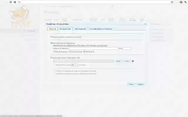 FoxyProxy Standard  from Chrome web store to be run with OffiDocs Chromium online