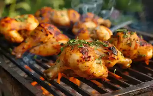 Fragrant grilled chicken thigh  from Chrome web store to be run with OffiDocs Chromium online