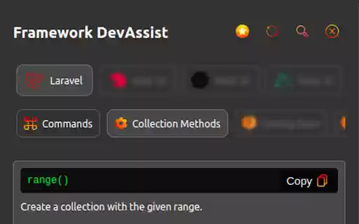 Framework Dev Assist  from Chrome web store to be run with OffiDocs Chromium online