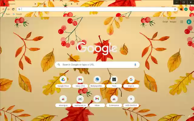 FreeAddon.com Autumn Falls Theme  from Chrome web store to be run with OffiDocs Chromium online