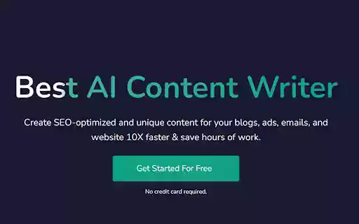 Free AI Writer and Text Generator  from Chrome web store to be run with OffiDocs Chromium online