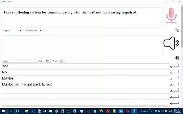 FreeCaption  from Chrome web store to be run with OffiDocs Chromium online