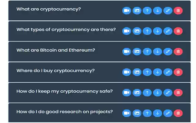 Free Crypto Training  from Chrome web store to be run with OffiDocs Chromium online