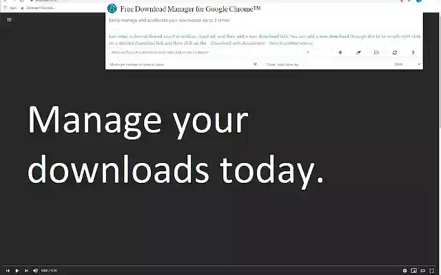 Free Download Manager for Google Chrome™ from Chrome web store to be run with OffiDocs Chromium online Free Download Manager for Google Chrome™ from Chrome web store to be run with OffiDocs Chromium online