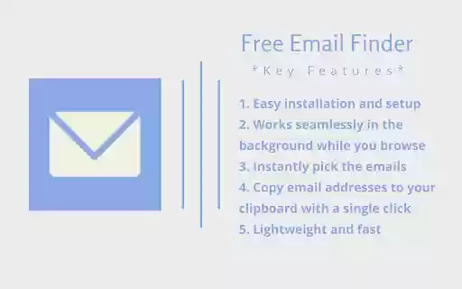 Localizador de e-mails gratuito da loja virtual do Chrome para ser executado com o OffiDocs Chromium online