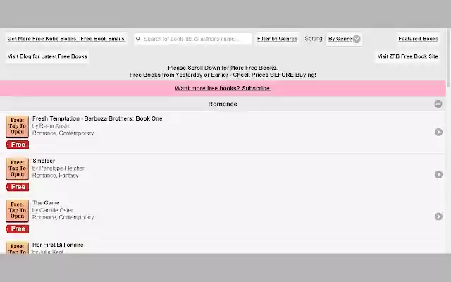 Free Kobo Books from Chrome web store to be run with OffiDocs Chromium online Free Kobo Books from Chrome web store to be run with OffiDocs Chromium online