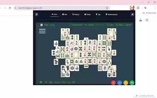 Free Mahjong  from Chrome web store to be run with OffiDocs Chromium online