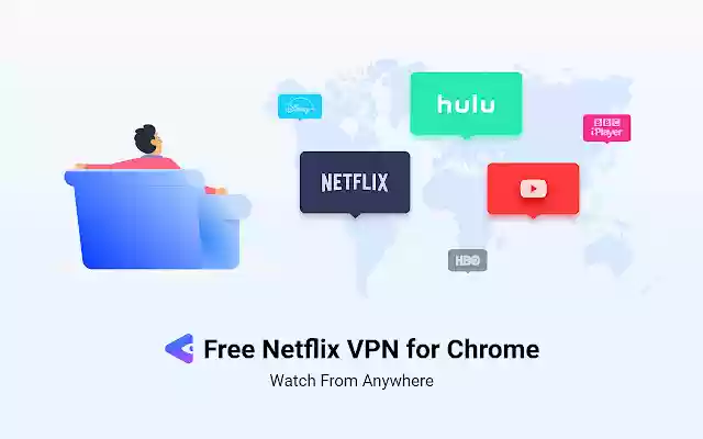 Free Netflix VPN for Chrome Unblock Any Sites  from Chrome web store to be run with OffiDocs Chromium online