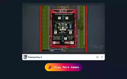 Freeway Fury 3  from Chrome web store to be run with OffiDocs Chromium online