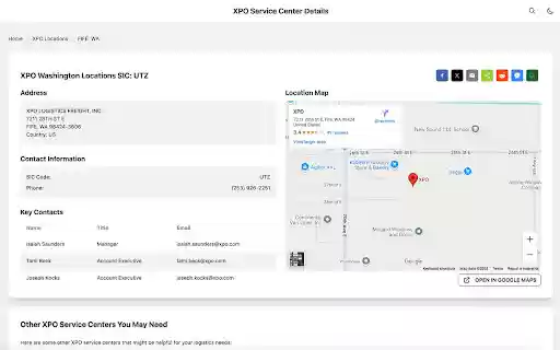 Freight Location Finder  from Chrome web store to be run with OffiDocs Chromium online
