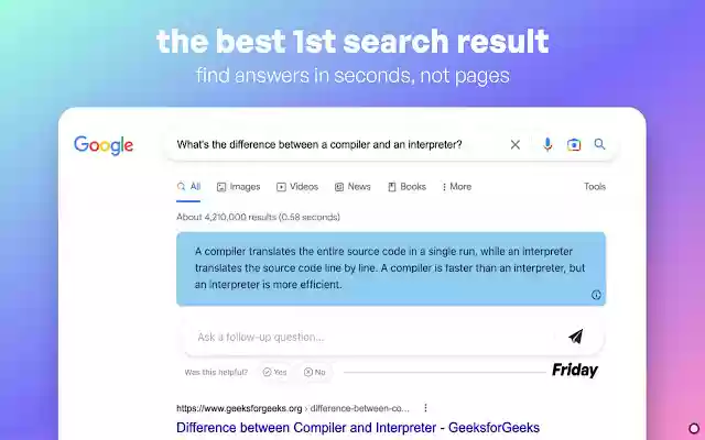 Friday Go from Chrome web store to be run with OffiDocs Chromium online Friday Go from Chrome web store to be run with OffiDocs Chromium online
