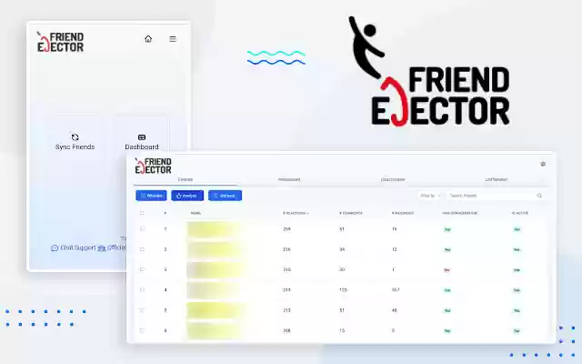Friend Ejector  from Chrome web store to be run with OffiDocs Chromium online