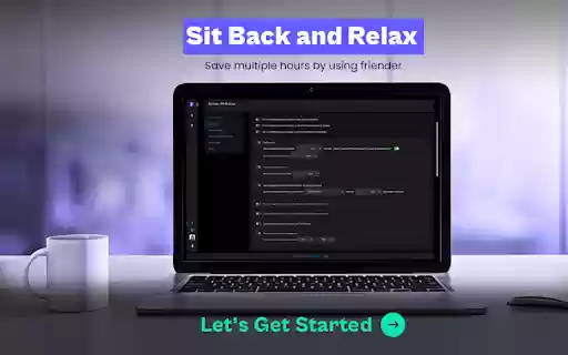 Friender stage  from Chrome web store to be run with OffiDocs Chromium online