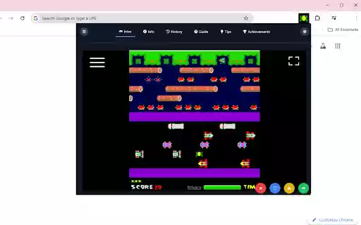 Frogger EE  from Chrome web store to be run with OffiDocs Chromium online