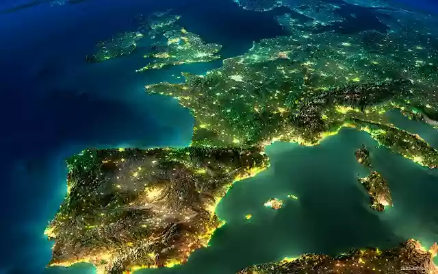 From space Landscape  from Chrome web store to be run with OffiDocs Chromium online