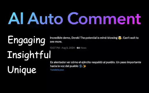 FSO X：AI for twitter growth  from Chrome web store to be run with OffiDocs Chromium online