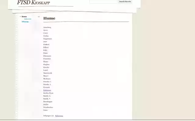 FTSD Kiosk  from Chrome web store to be run with OffiDocs Chromium online