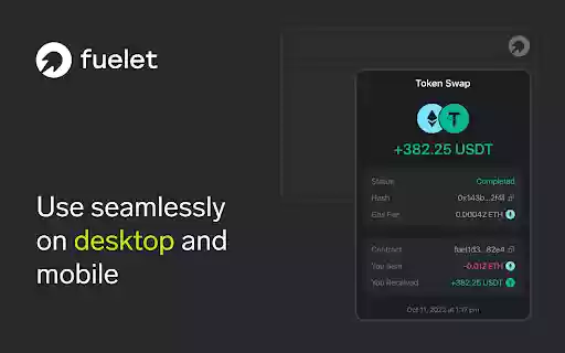 Fuelet Wallet | Fuel  from Chrome web store to be run with OffiDocs Chromium online