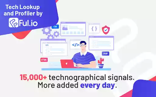 Ful.io Technology Profiler and lookup  from Chrome web store to be run with OffiDocs Chromium online