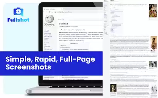 Fullshot: Full Page Screenshot  from Chrome web store to be run with OffiDocs Chromium online