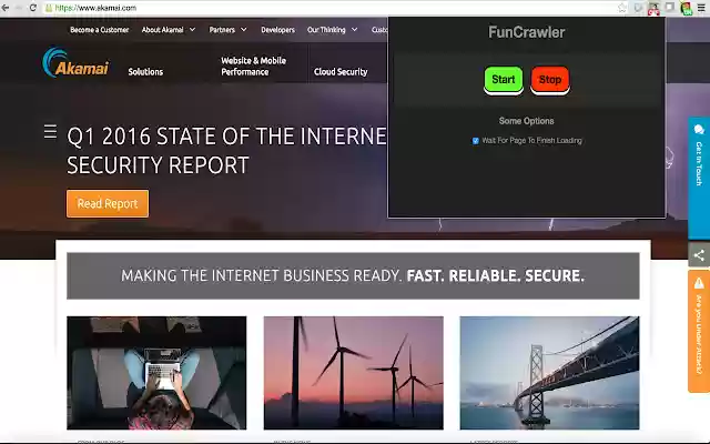 Fun Crawler  from Chrome web store to be run with OffiDocs Chromium online