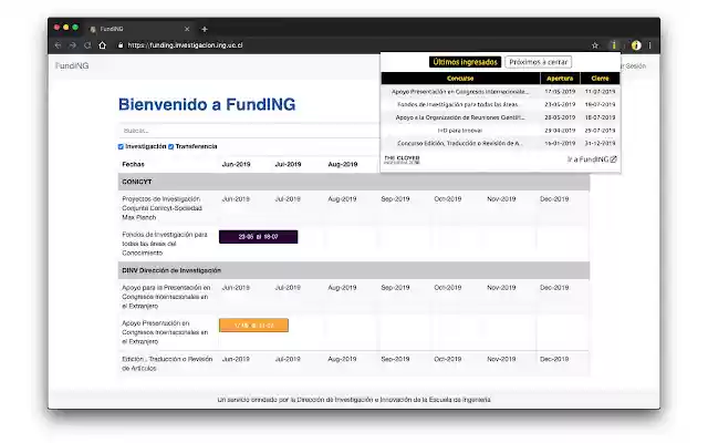 FundING  from Chrome web store to be run with OffiDocs Chromium online