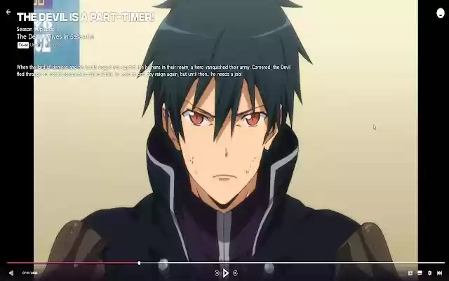 Funimation Remove Video Player Shadow  from Chrome web store to be run with OffiDocs Chromium online