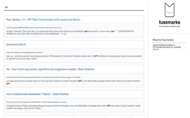 Fusemarks from Chrome web store to be run with OffiDocs Chromium online Fusemarks from Chrome web store to be run with OffiDocs Chromium online
