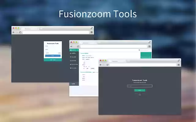 Fusionzoom Tools  from Chrome web store to be run with OffiDocs Chromium online