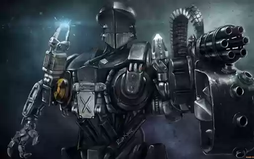 Futuristic Robot Illustration  from Chrome web store to be run with OffiDocs Chromium online