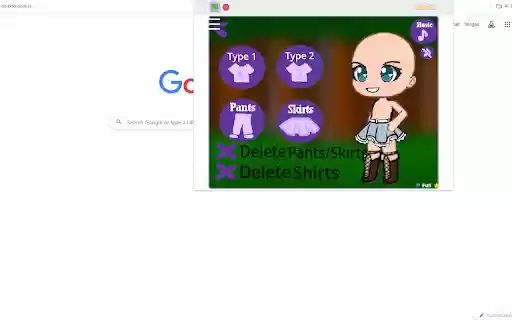 Gacha Life on Chrome  from Chrome web store to be run with OffiDocs Chromium online