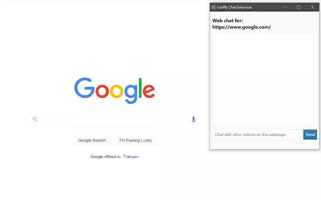 Gadfly Chat Extension  from Chrome web store to be run with OffiDocs Chromium online