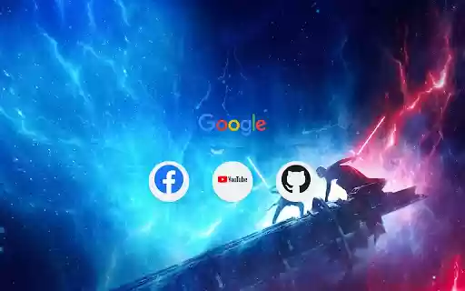 Galactic Duel Theme  from Chrome web store to be run with OffiDocs Chromium online