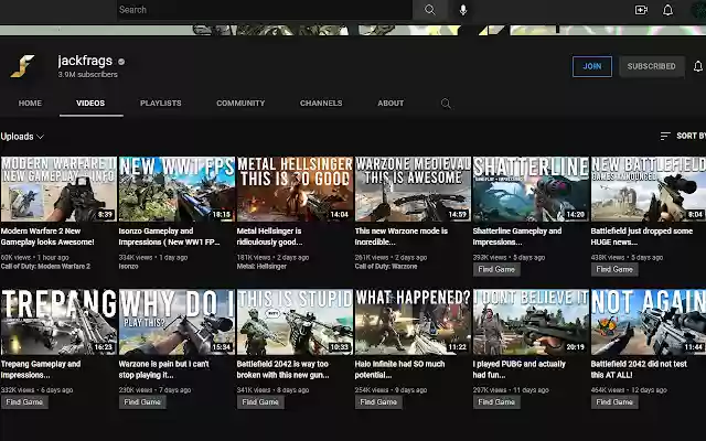 Gamefinder  from Chrome web store to be run with OffiDocs Chromium online