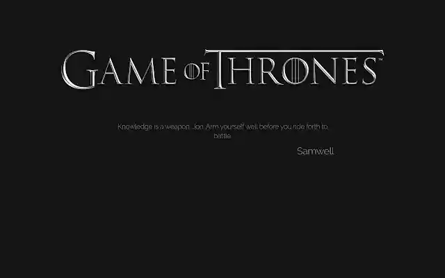 Game of Thrones Quotes from Chrome web store to be run with OffiDocs Chromium online Game of Thrones Quotes from Chrome web store to be run with OffiDocs Chromium online