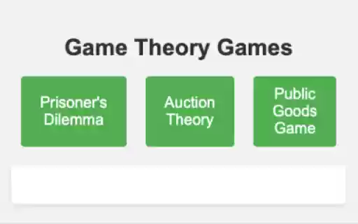 Game Theory Games  from Chrome web store to be run with OffiDocs Chromium online