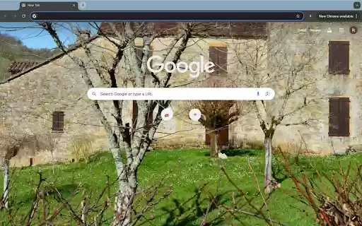 garden and stone house  from Chrome web store to be run with OffiDocs Chromium online