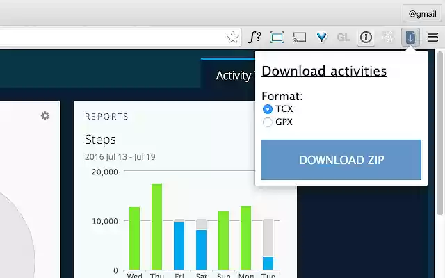 Garmin activity downloader from Chrome web store to be run with OffiDocs Chromium online Garmin activity downloader from Chrome web store to be run with OffiDocs Chromium online
