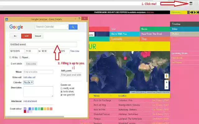 GCal Form from Chrome web store to be run with OffiDocs Chromium online GCal Form from Chrome web store to be run with OffiDocs Chromium online