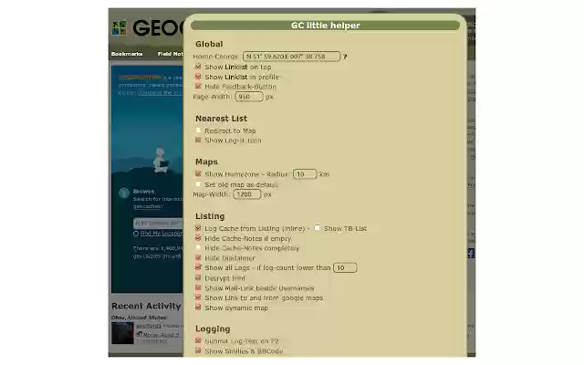 GC little helper from Chrome web store to be run with OffiDocs Chromium online GC little helper from Chrome web store to be run with OffiDocs Chromium online
