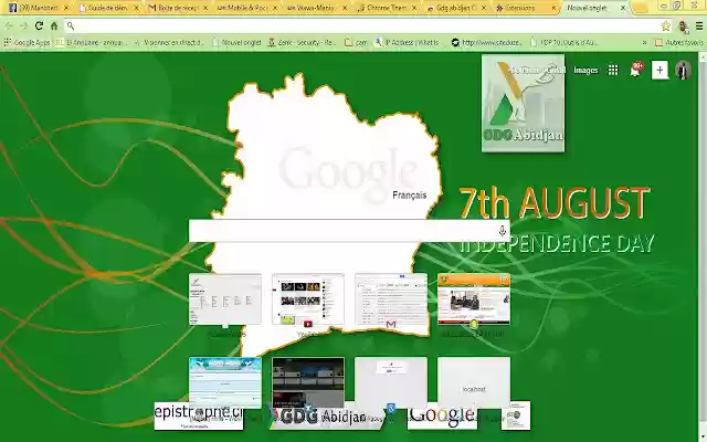 Gdg Abidjan theme CIV 4  from Chrome web store to be run with OffiDocs Chromium online