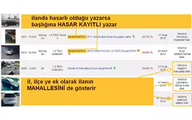 Gelişmiş Sahibinden.com Özellikleri from Chrome web store to be run with OffiDocs Chromium online Gelişmiş Sahibinden.com Özellikleri from Chrome web store to be run with OffiDocs Chromium online