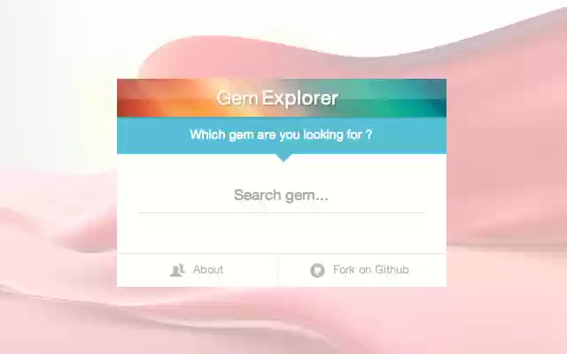 gemExplorer from Chrome web store to be run with OffiDocs Chromium online gemExplorer from Chrome web store to be run with OffiDocs Chromium online