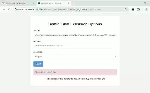 Gemini Chat Sidebar  from Chrome web store to be run with OffiDocs Chromium online